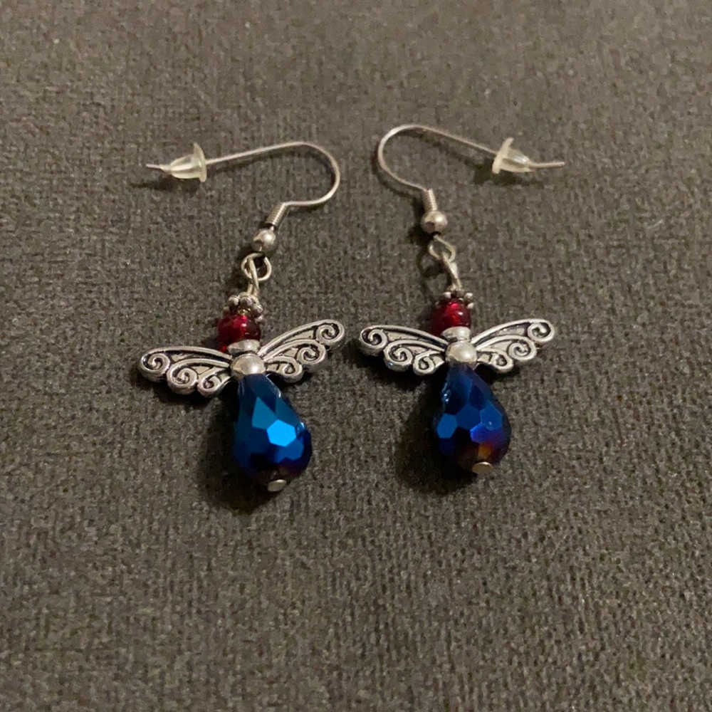 Red white and blue angels